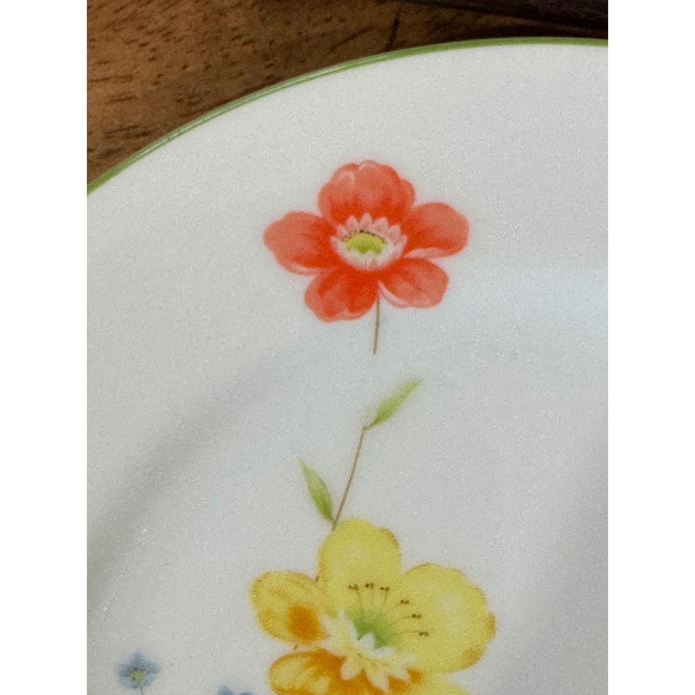Castlecourt April Flowers Fine China Plate Vintage Floral Japan 7 3/4" - Picture 5 of 8
